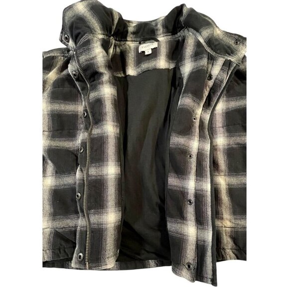 Evereve Women's Lucy Plaid Cropped Jacket SIZE-MEDIUM - Picture 7 of 13